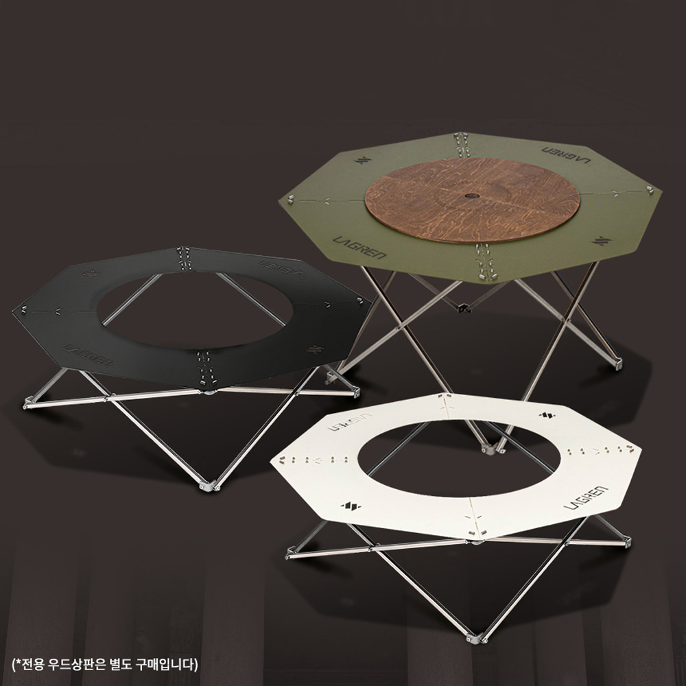 라그렌 팔각 접이식 캠핑 테이블 폴딩 좌식 휴대용 식탁