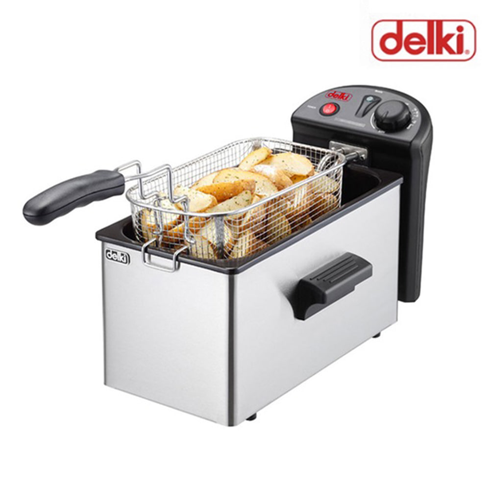 델키 가정용 업소용 전기튀김기 DK-201 미니 소형